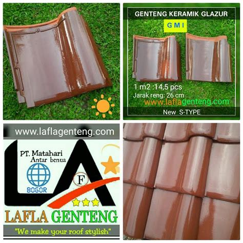 Nah, berikut ini adalah daftar harga genteng terbaru. jual genteng keramik: Genteng GMI keramik glazur termurah