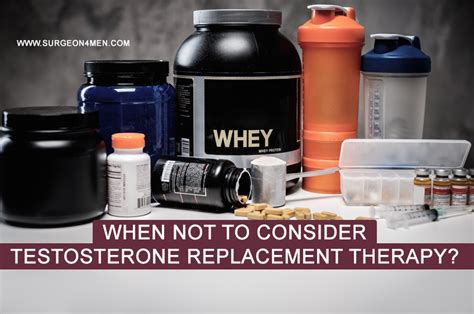 Before considering trt, it is important that the foundations of health, namely lifestyle, nutrition and. When Not To Consider Testosterone Replacement Therapy ...