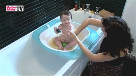 Your baby is just getting used to walking, and in the process, her sense of equilibrium and body control get messed up for awhile. How to give your baby a bath - YouTube