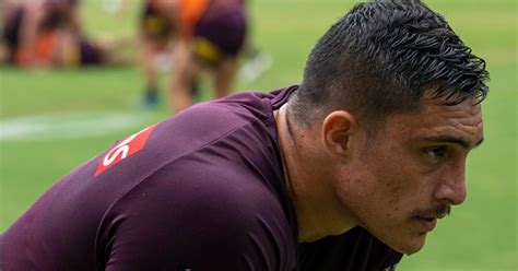 Kotoni staggs in the broncos game against the rabbitohs looked to have scored the try at full speed. Staggs sets goals in quest for Origin jersey - Broncos