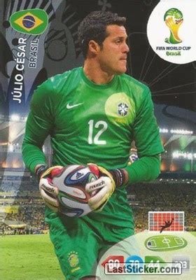 The first panini album 100% complete( 640 ). Card 47: Júlio César - Panini FIFA World Cup Brazil 2014 ...