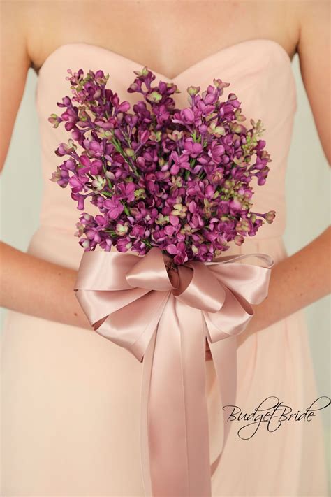 Download high quality flower pictures for your mobile, desktop or website. Wildflower Wedding Bouquet set with plum colored lilac ...