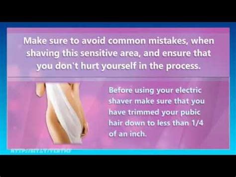 For starters, pubic hair helps in the bedroom. Guide to Shaving Pubic Hair: Female Electric Shaver - YouTube