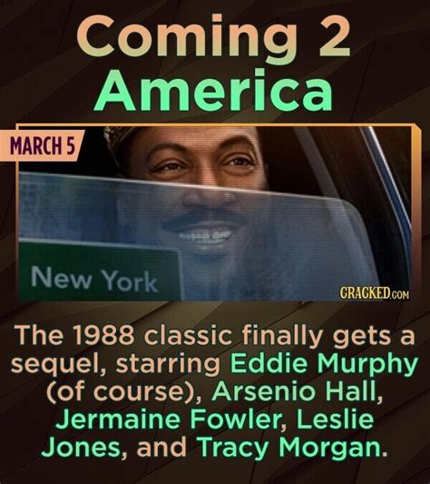 Films in all sort of genres will be available starting on the very first day of march. 26 Movies Coming Out In 2021 | Cracked.com