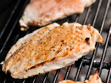 Skinless chicken breast are also low in fat and high in protein. How to Grill the Juiciest Boneless, Skinless Chicken ...