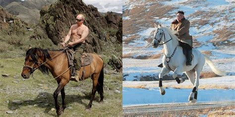 Then, in the late 1990s he was. North Korea: Kim Jong-un riding a horse has become a meme ...