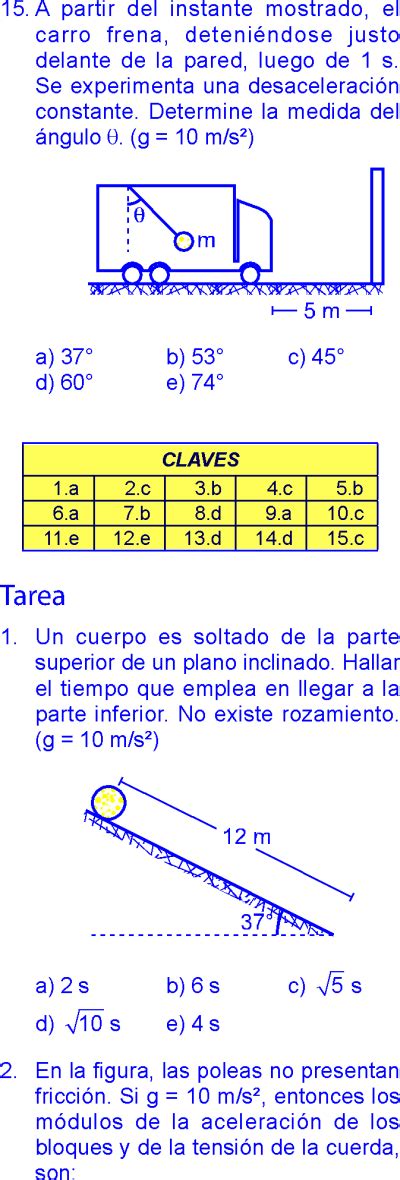 La visita a mi amigo. DINÁMICA LÍNEAL EJERCICIOS PARA RESOLVER CON CLAVES Y RESPUESTAS PDF