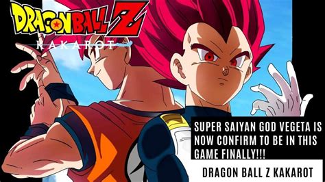 Update 03/19/20 at 3:15 a.m.: Dragon Ball Z KAKAROT DLC NEWS - Super Saiyan God Vegeta ...