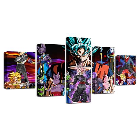 Dragon ball z wall art products, available on a range of materials, with framed and unframed options. DBZ Theme Living Room Wall Art Design 2020 | DBZ Shop