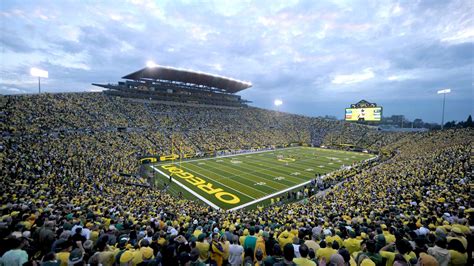 Its present seating capacity is 44,500. Top Big 10 & Pac 12 Football Stadiums - Experiencify