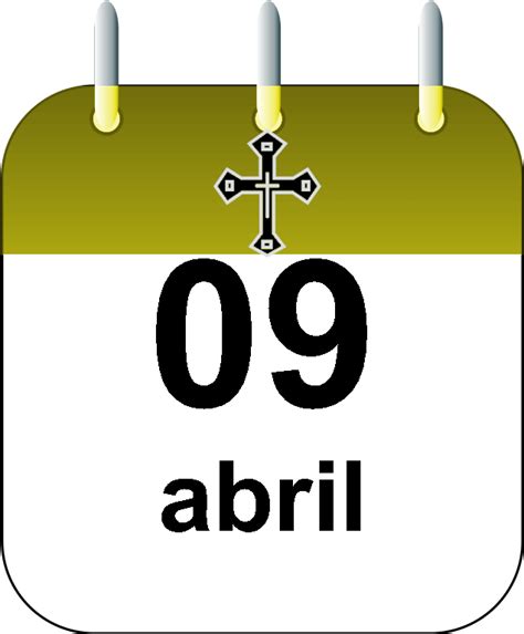 Flash informativo del 9 de abril de 2021. Santoral 9 de abril - Calendario