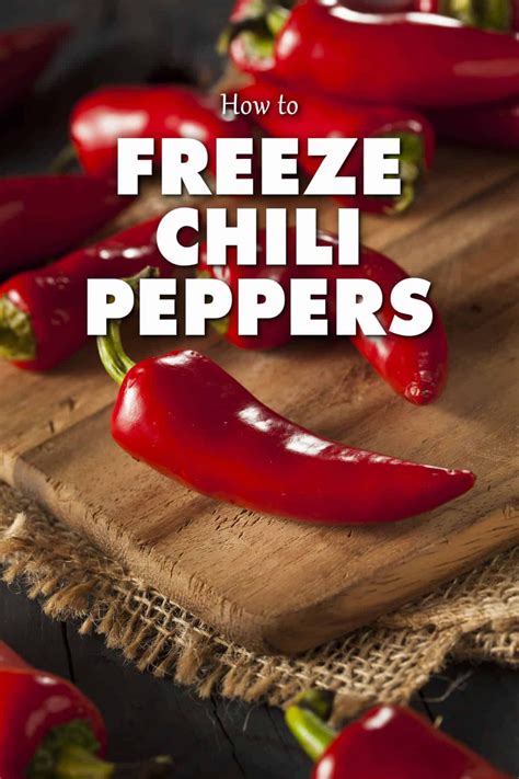 We will discuss the good and, more importantly, the bad. Freezing Chili Peppers: A How to Guide | Stuffed peppers ...