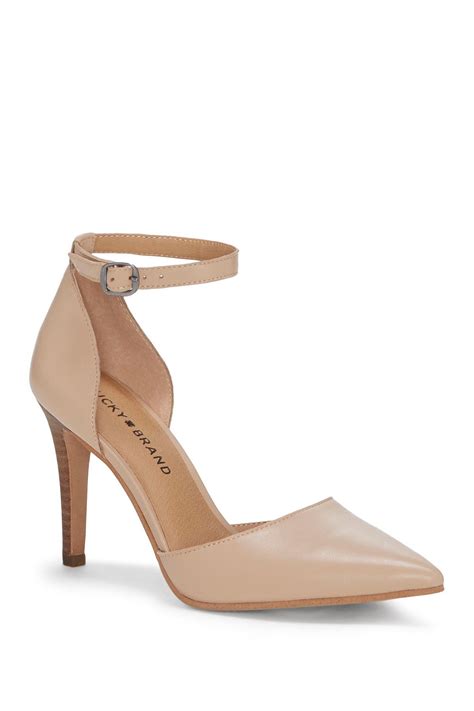 Brand logo on the back. Lucky Brand | Tukko d'Orsay Ankle Strap Pump | Nordstrom ...