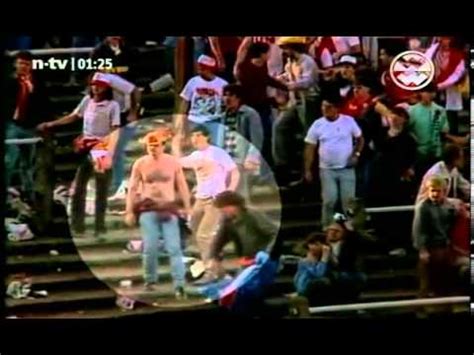 Es ist bis heute die größte katastrophe in der geschichte des europapokals. Die Fußball Tragödie im Brüsseler Heysel Stadion ( 2 ...