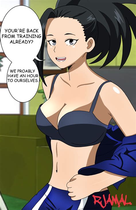 Only the best for her partner, nothing more nothing less. Momo Yaoyorozu Comic Part 1 by RJamal on Newgrounds