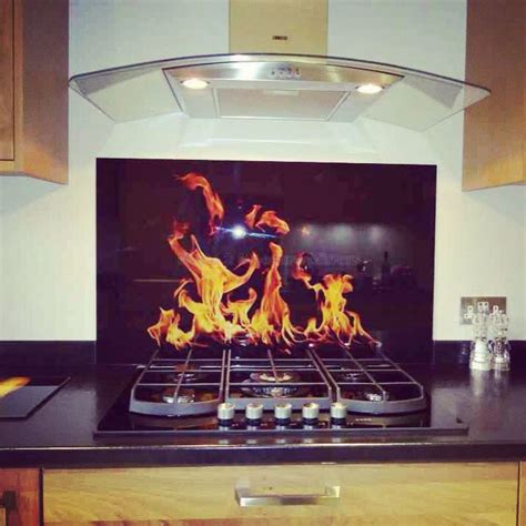 If you lust over the kind of cheap kitchen splashback ideas. Kitchen ideas splashback fire unique idea gas hob ...