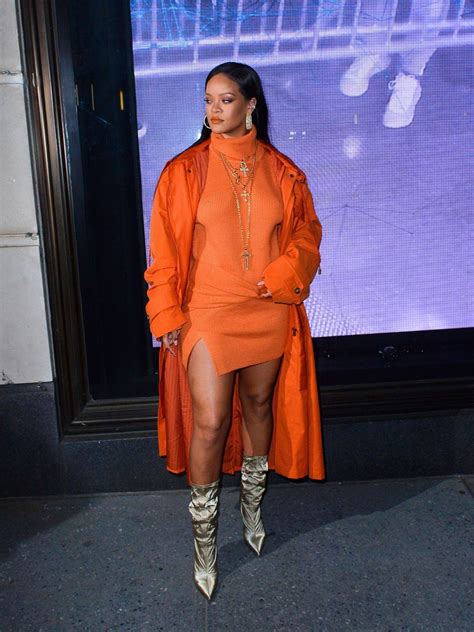 Robyn rihanna fenty ( born february 20, 1988) is a barbadian singer, songwriter, fashion designer, actress and businesswoman, who has been. Rihanna - Fenty Launch at Bergdorf Goodman in NY 02/07 ...