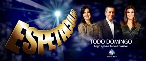 Canal oficial do domingo espetacular, que é exibido aos domingos, às 19h45. Libertos do Opressor!: "Domingo Espetacular" da Record ...