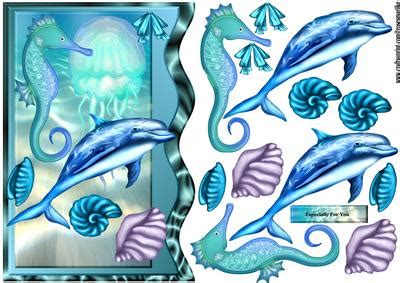 Wave card is a character from clow cards. Wave Card Aquatic 2 - CUP532084_936 | Craftsuprint