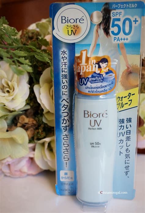 I quite like the bioré uv perfect milk, but it doesn't beat the missha sun milk for that holy grail spot! Bloggang.com : CinnamonGal : SunCare Review: Biore UV ...
