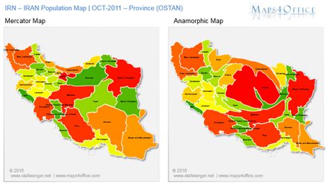 In manuscript blue pencil on verso: Iran Map PowerPoint template Population density ...