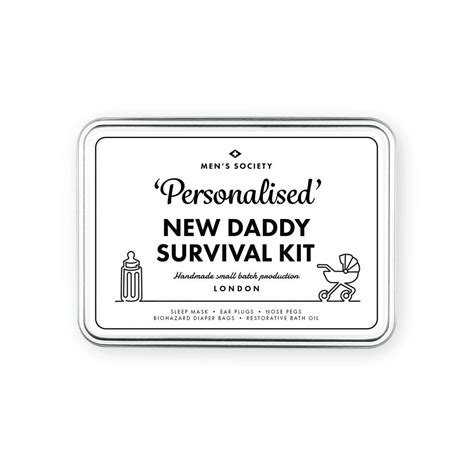 You are the new mum and think daddy has earned a treat, too! personalised new daddy gift set by men's society ...