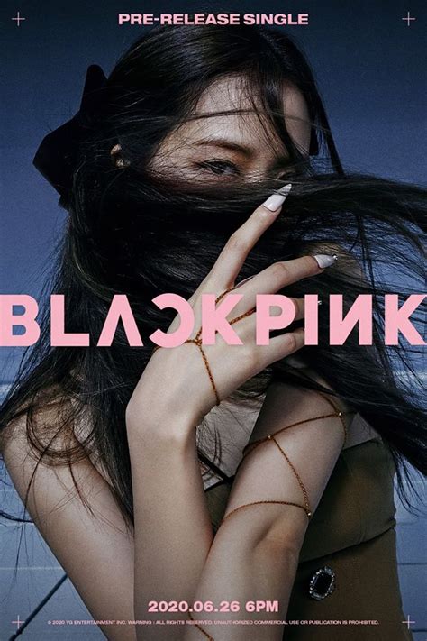 On the middle part of the film poster is the title of the project blackpink: Update BLACKPINK Pre-release Single Comeback Teaser ...