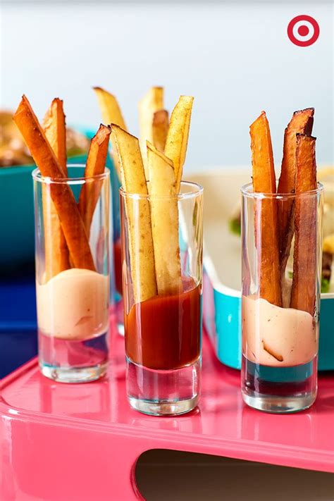 Learn how to make it with this simple to follow recipe. Party pro tip: Shot glasses double as a way to serve French fries with sauce. Slam dunk those ...