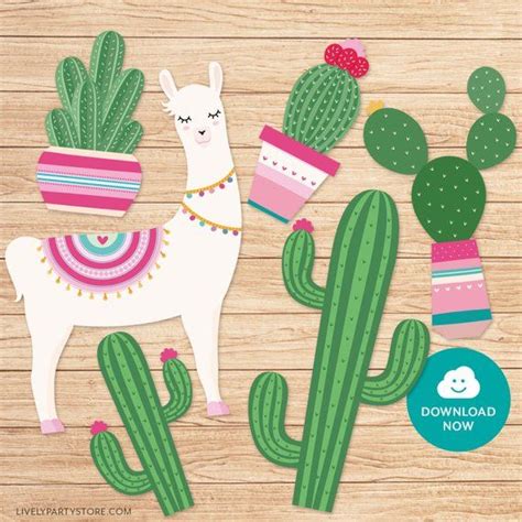 Cactus quotes, sunflower succulent, not a hugger, digital download, clip art, png, jpg i do not. Llama cake topper in hot pink and green. Llama and cactus ...