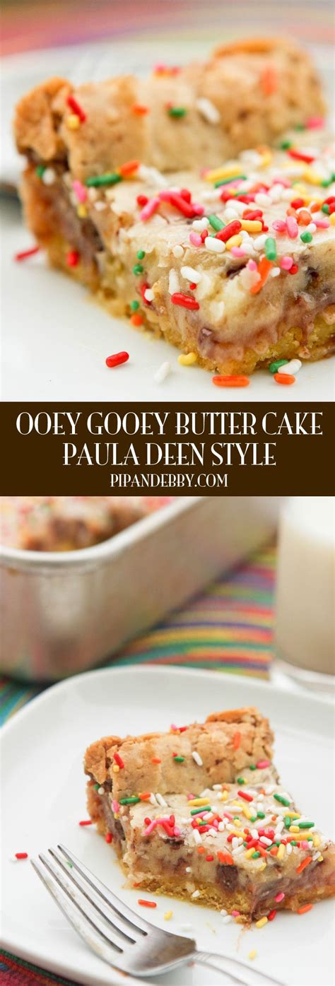 Why paula deen's recipe photo is pinterest perfection. Paula Deen Ooey Gooey Butter Cake | Recipe | Ooey gooey ...