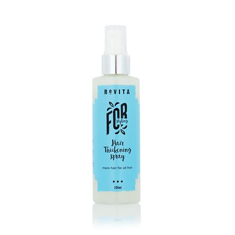 Like a magical combination of dry shampoo and mousse, the right hair thickening spray can help your hair feel bouncier, sexier, and (of course) look thicker. Hair Thickening Spray 200ml - Mayo International