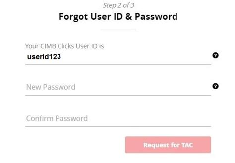 Informasi perusahaan/nasabah (semua kolom wajib diisi). √ Cara Reset Password CIMB Clicks 3 Minit Pasti Berjaya