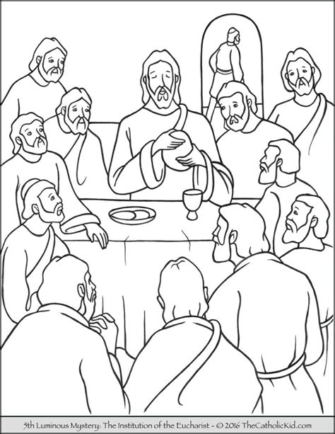 Download and print how to pray the rosary for kids. Luminous Mysteries Rosary Coloring Pages - The Institution ...