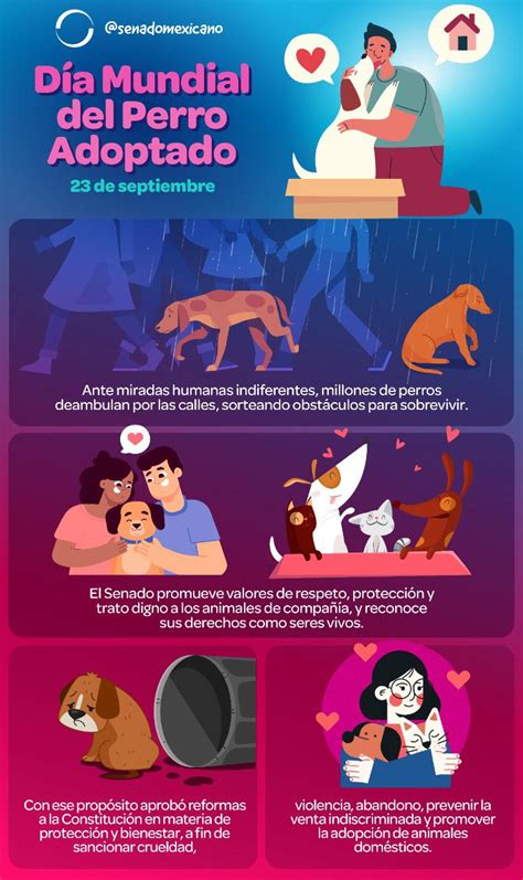 La celebración nace con la intención de concienciar a la población sobre el abandono de animales domésticos y la importancia de adoptar perros y gatos en vez de comprarlos. Día Mundial del Perro Adoptado 23 de septiembre - Revista ...