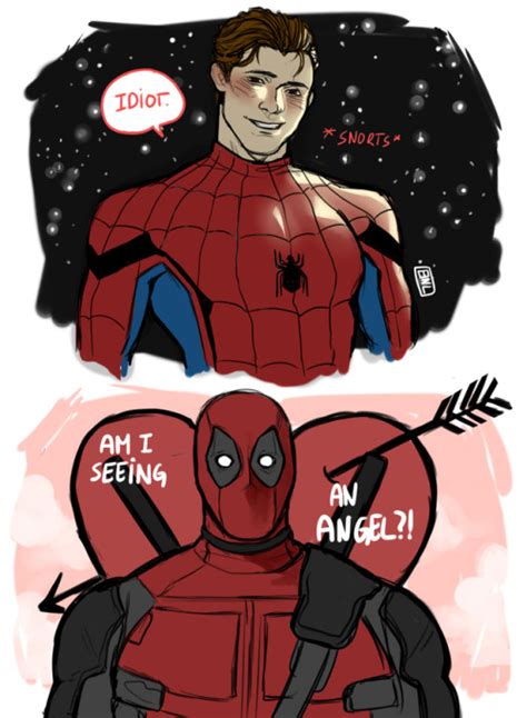 But they are in fact hilarious. spideypool fan art | Tumblr