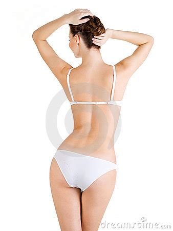 23 body outline templates pdf jpg free premium templates. Rear View Of Beautiful Female Body Stock Photo - Image ...