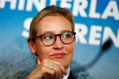 Anders als ihre herausforderer stehen die beiden. Alice Weidel: Νέα, ωραία, μορφωμένη και φιλοναζί η ηγέτης ...