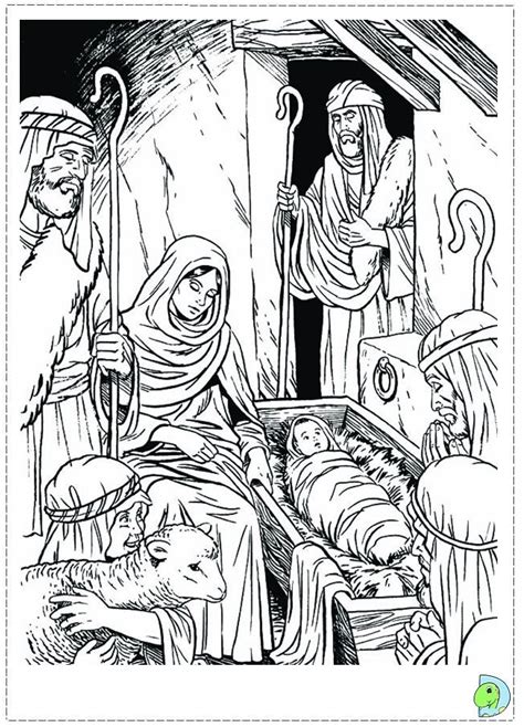 So pop off those marker caps and open your crayon boxes and get ready to. http://www.dinokids.org/14-coloringHollidays/005-coloring-nativity-41.htm | Nativity coloring ...