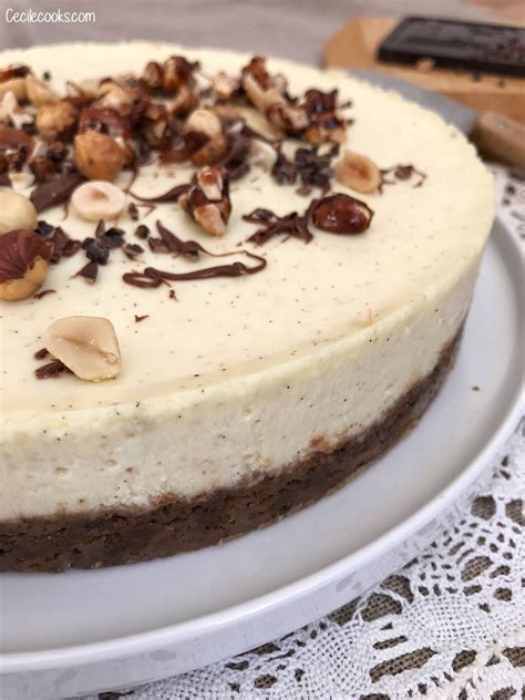 Découvrez la recette originale du cheesecake avec cuisson ou sans recette cheesecake. Cheesecake vanille aux brisures de biscuits | Cheesecake ...