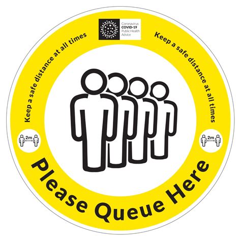 But there are some straightforward tactics that businesses can employ to make queues a tolerable nuisance in the. COVID-19 Please Queue Here Hanging Sign Social Distancing