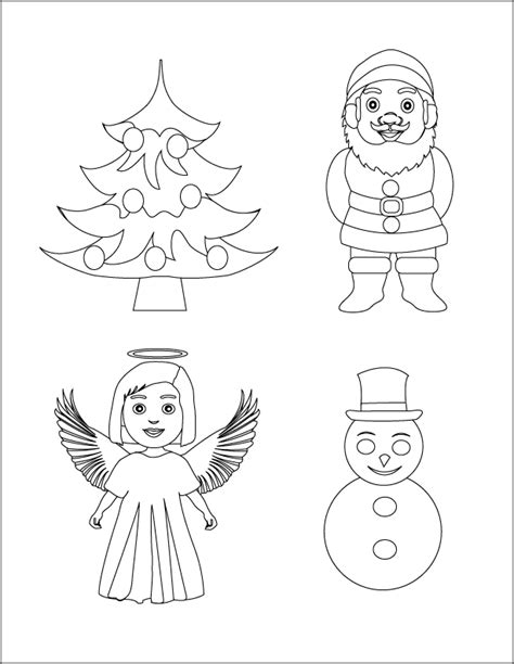 Top quality coloring sheets for free. Coloring Pages - Christmas objects