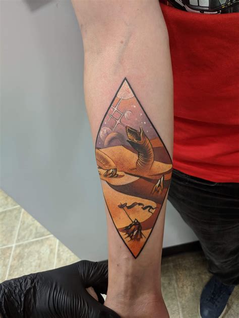 4, 2021 2:41 pm edt. Dune tattoo (no idea who cred goes to) | Tattoos, Color ...