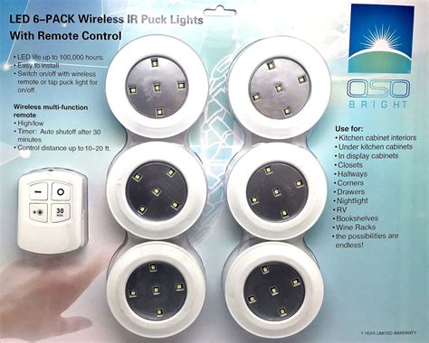 Maybe you would like to learn more about one of these? Lightmates Power Series 6pk Wireless Led Puck Lights With ...