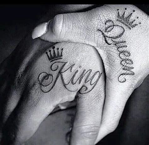 Image result for husband and wife matching tattoos ideas. Husband and wife matching tattoos | King tattoos, Couple ...