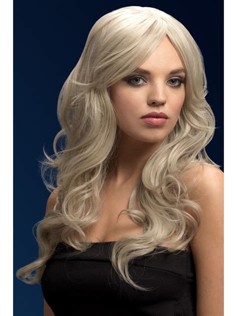 The blonde goes to the 100th door, and start laughing before the joke starts. FV-43534 Nicole Wig - Silver Blonde Honey's Place