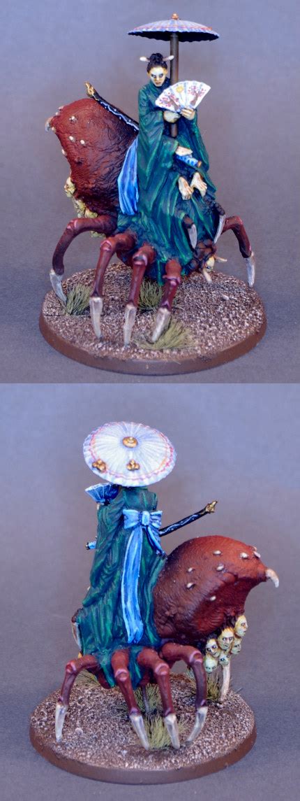 They are very empathetic when dealing with other people and can easily walk in their shoes. CoolMiniOrNot - Rising Sun Jorogumo by Voltar.79