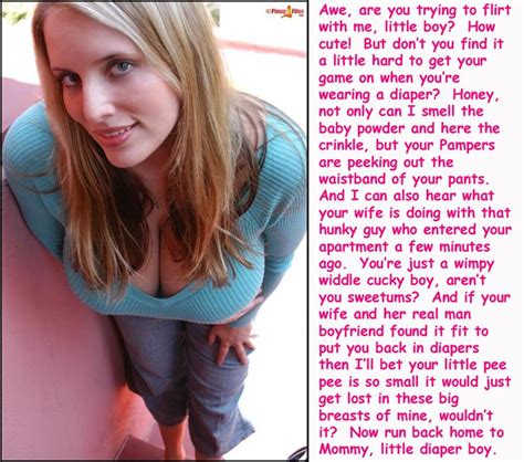 But it was a house so i was happy. Diaper domination sissy story - Best porno