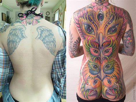 Cover up tattoos desgins and ideas. Hyperspace Studios : Tattoos : Coverup : Morgan, before ...