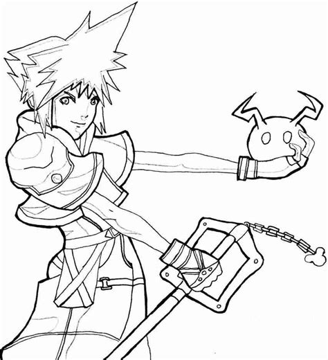 236 x 358 file type: Kingdom Hearts Coloring Pages at GetColorings.com | Free printable colorings pages to print and ...