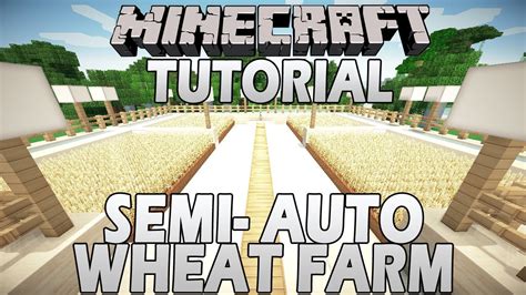 Now you have an automatic cactus farm! Minecraft Tutorial: Simple Semi-Automatic Wheat Farm - YouTube